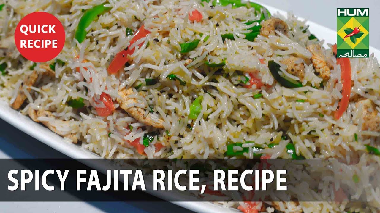 Spicy Fajita Rice Amazing Recipe - Try it Now | Quick & Healthy Recipes | Masala TV