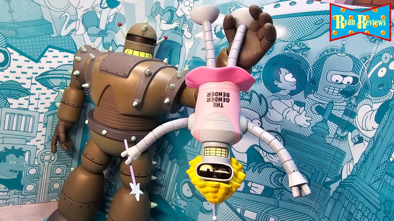 Ryan Reviews - TOYNAMI FUTURAMA SDCC 2013 EXCLUSIVE DESTRUCTOR & GENDER BENDER