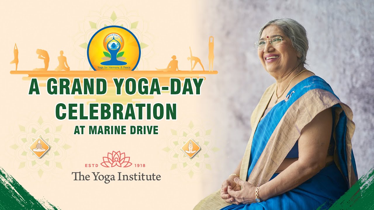 INTERNATIONAL YOGA DAY 2022 |  YOGA BY THE BAY AT MARINE DRIVE | 21st JUNE 2022 | DR. HANSAJI