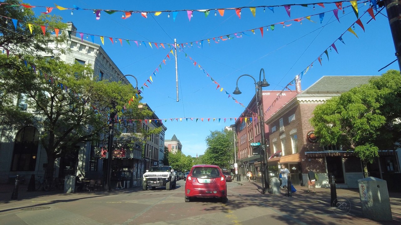 Burlington, Vermont - [4K] Downtown Tour