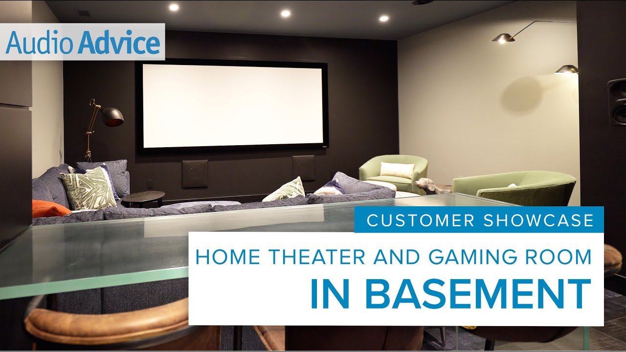 Home Theater & Gaming Room In Basement | 130