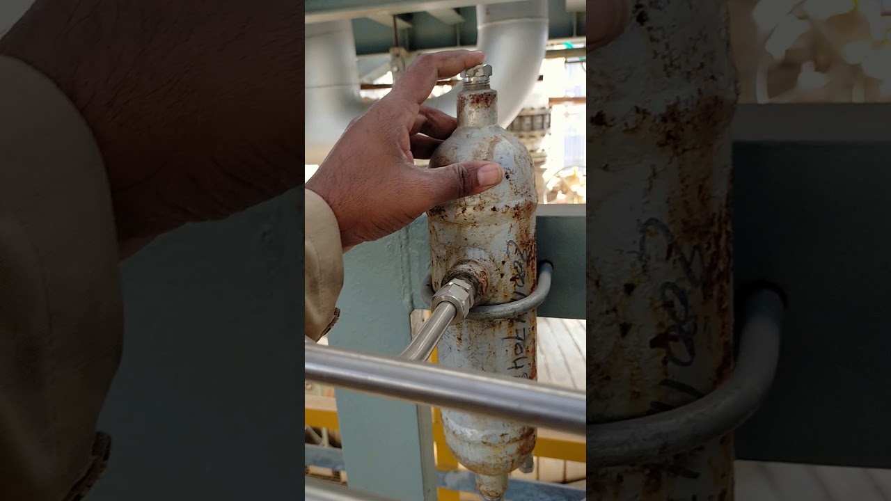 condensate pot.