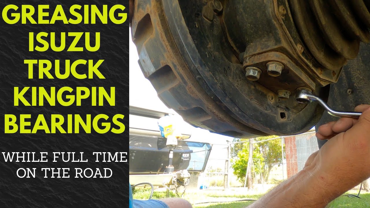 Greasing Isuzu 4x4 NPS 75/155 Kingpin Bearings No service centre required or bill to pay #vlogger