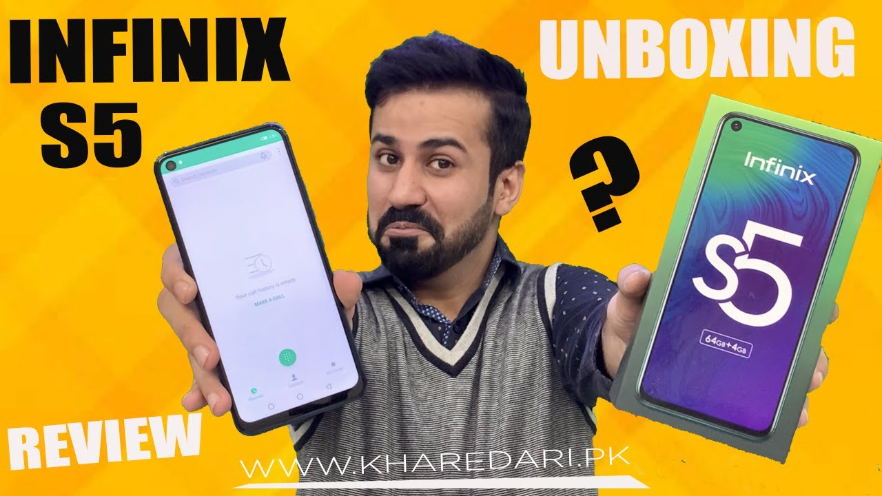 Infinix s5 unboxing | Infinix s5 review in Urdu | Infinix s5 price in Pakistan | Kharedari.pk