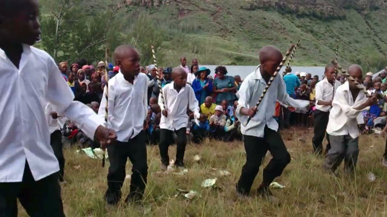 No 6. Moshoeshoe Day School Celebrations, Traditional Dance (Mohobelo) Tlaling Ha Lesibo, Lesotho