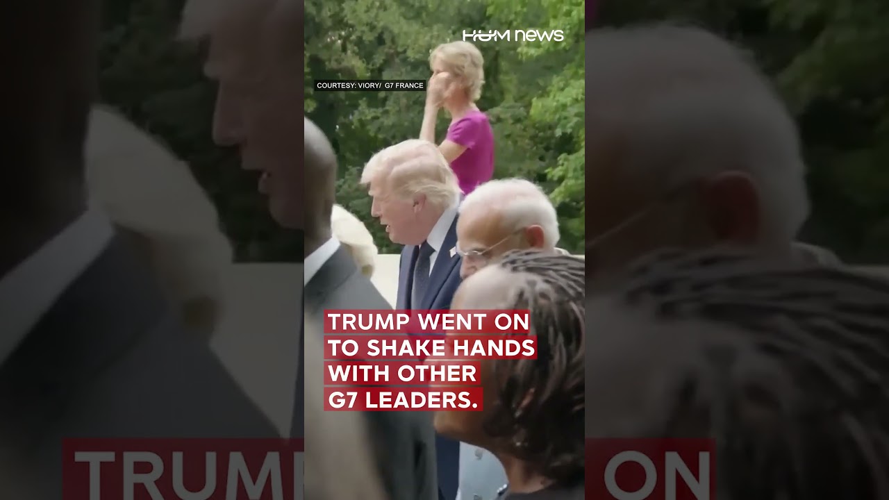 No Letting Go Modi Keeps Hold of Trump&rsquo;s Hand at G7