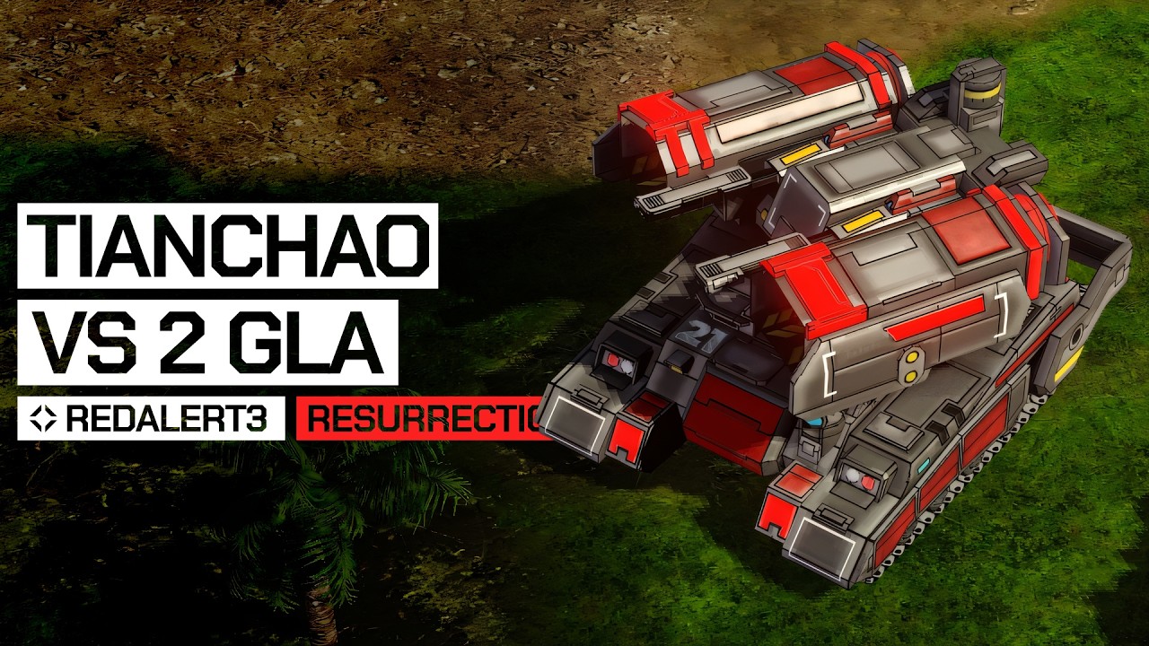 Red Alert 3 [Resurrection Mod] - TianChao vs 2 GLA QE AI