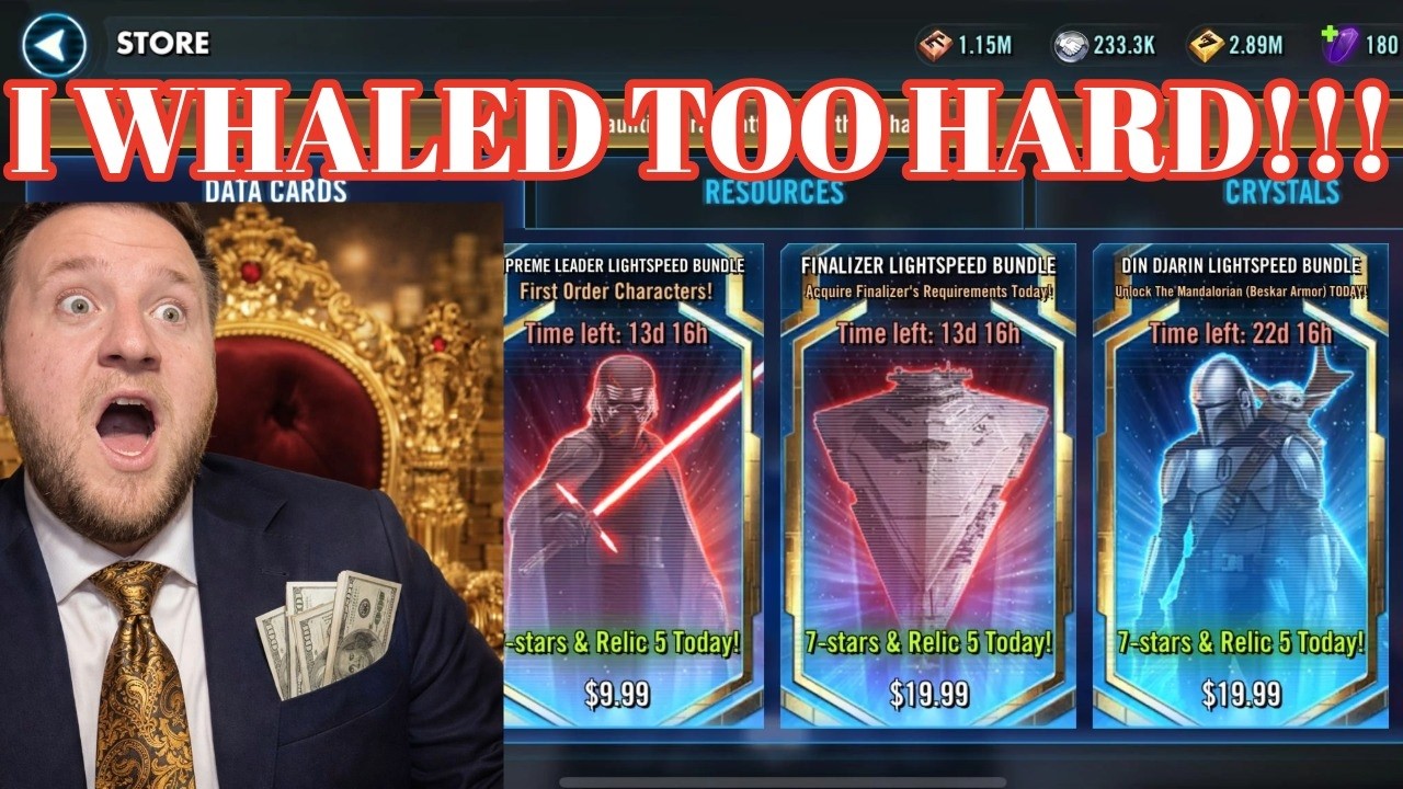 I Can't Stop Spending in Star Wars Galaxy of Heroes!!!