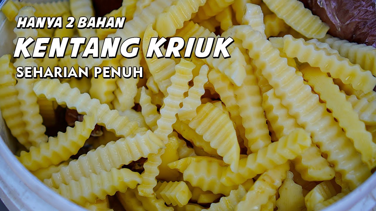 HANYA 2 BAHAN SEDERHANA TAPI BISA TAHAN 24 JAM | FULL RESEP KENTANG GORENG CRISPY ALA KFC ANTI GAGAL