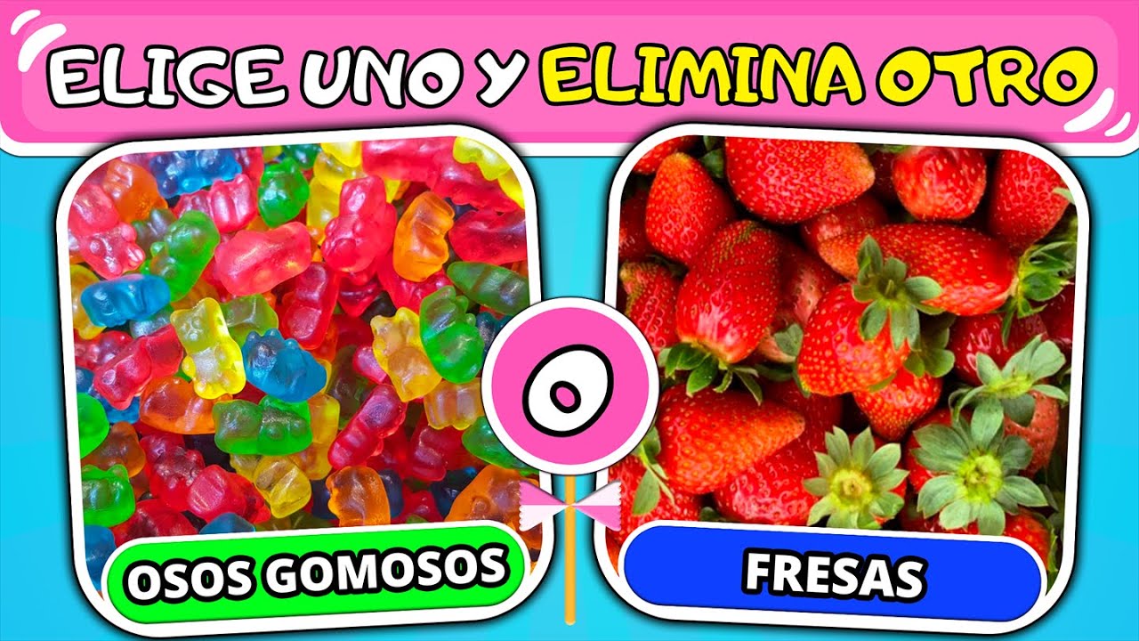 Elige Uno, Patea Uno - ¡Comida sana VS comida poco sana! 🍩🍓
