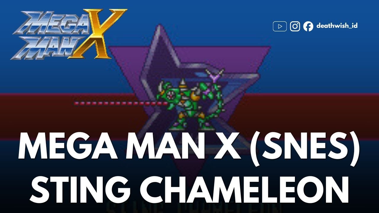 Mega Man X  Gameplay | Sting Chameleon Stage (SNES)