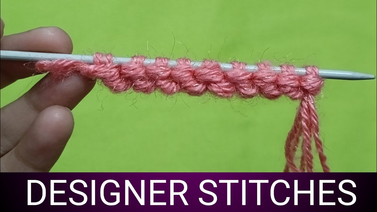 Designer Fande Tutorial | How To Cast On Designer Stitches 