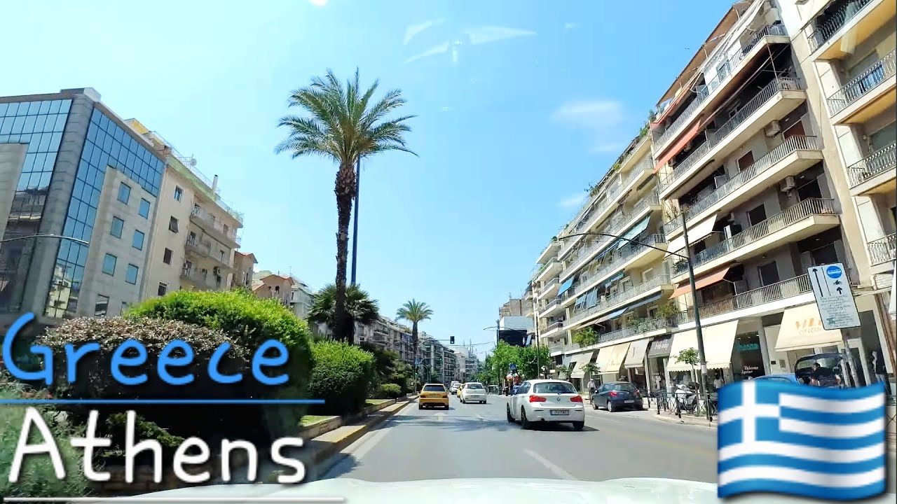 Athens Greece 🇬🇷 4K Drive