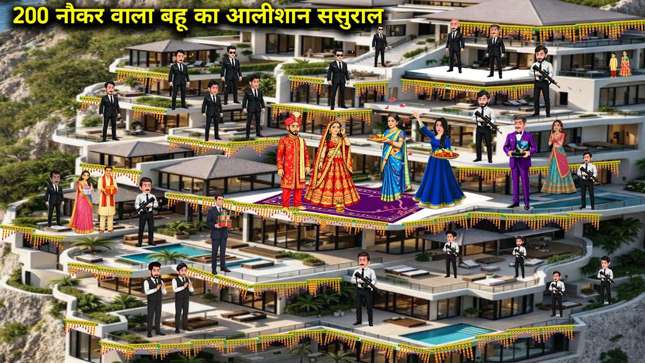 200 नौकर वाला बहू का आलीशान ससुराल | The In-Kaw's Luxurious In-Laws' House Has 200 Servants |