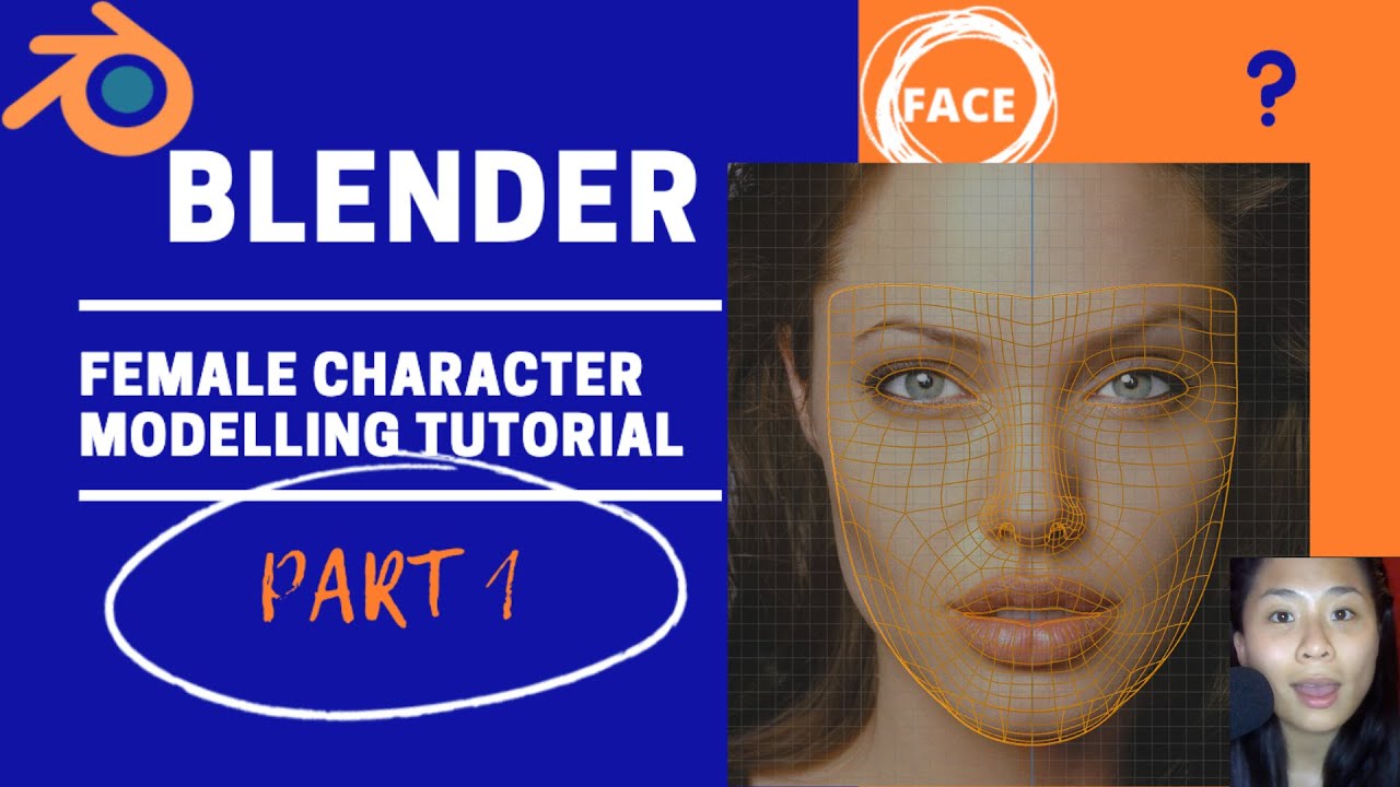 Blender Female Character Modelling Part 1 (FACE)