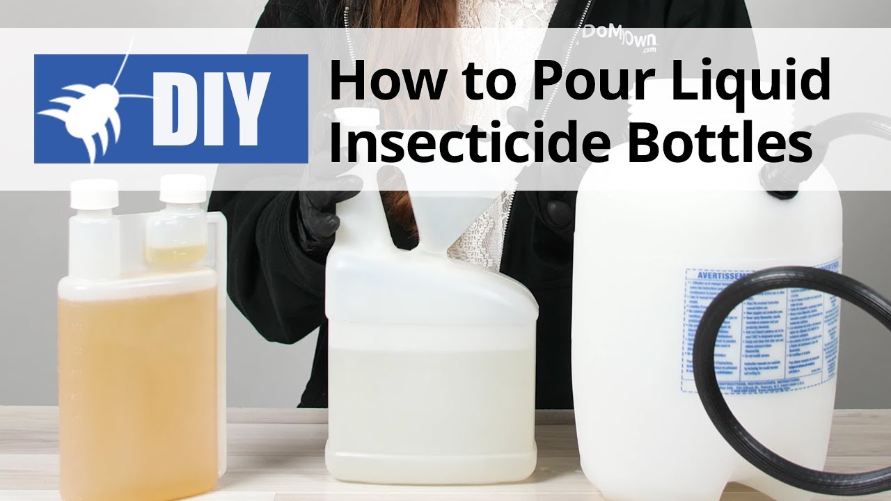 How to Measure & Pour Liquid Insecticide Bottles | DoMyOwn.com