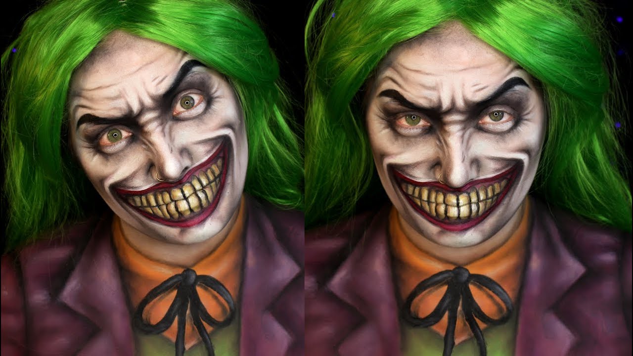 Joker DC Comics Halloween Makeup Tutorial | Jordan Hanz / Alex Faction