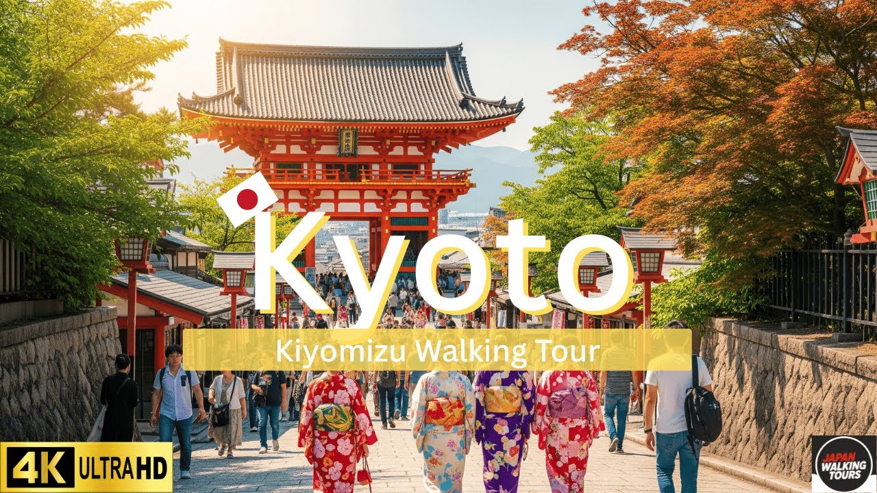【4K HDR】🇯🇵 Kyoto Walk to Kiyomizu Temple | Through the Bustling Historic Sannenzaka Slopes