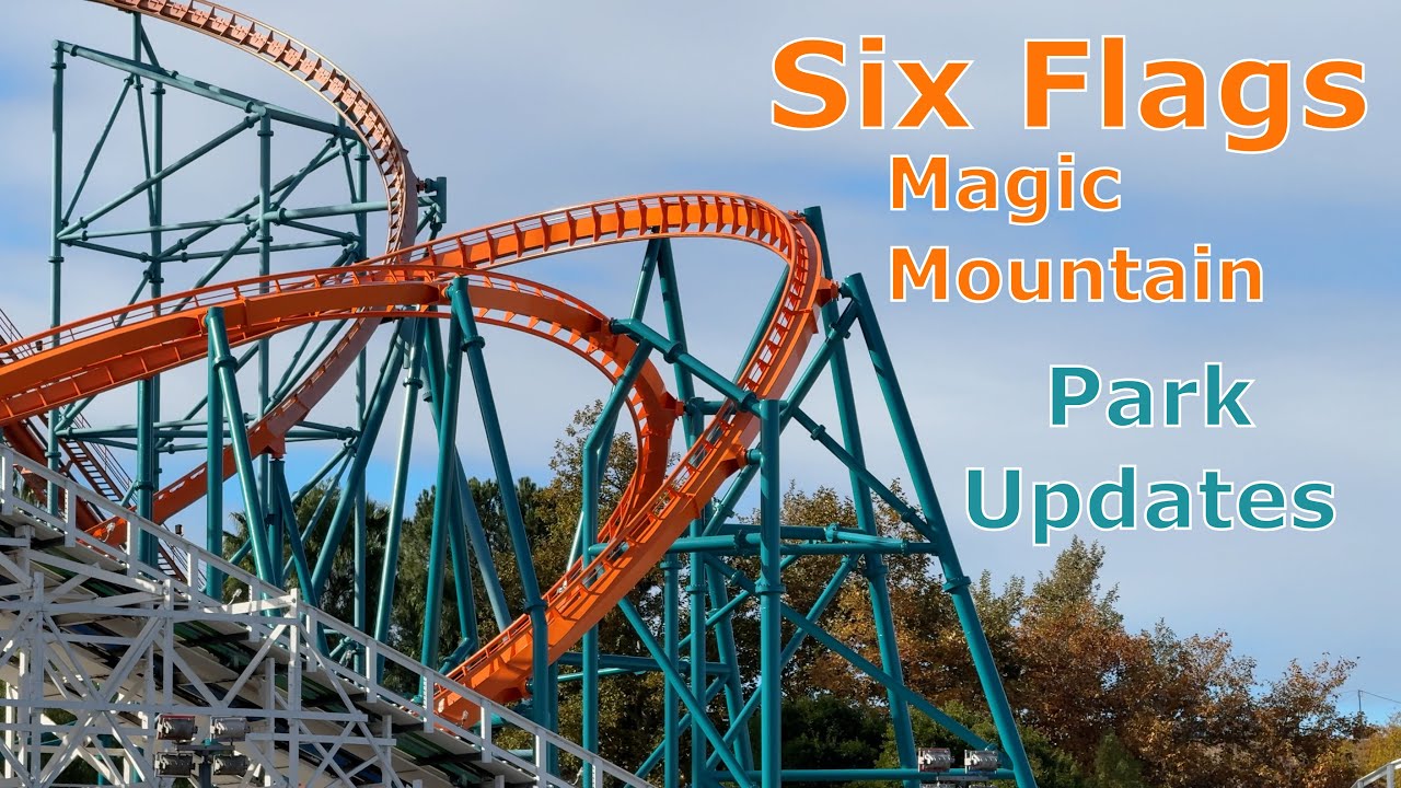 Six Flags Magic Mountain park updates ~ Apocalypse retrack, Goliath repaint & Scrambler removed?