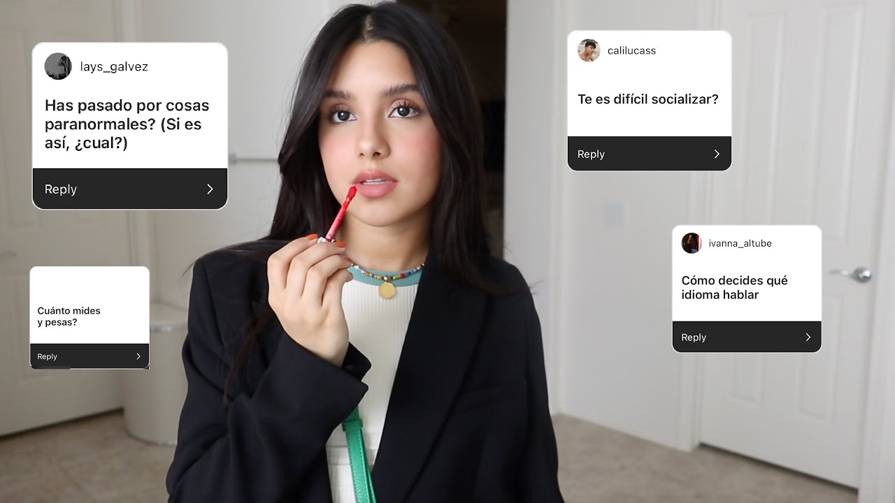 Arréglate conmigo mientras respondo sus preguntas