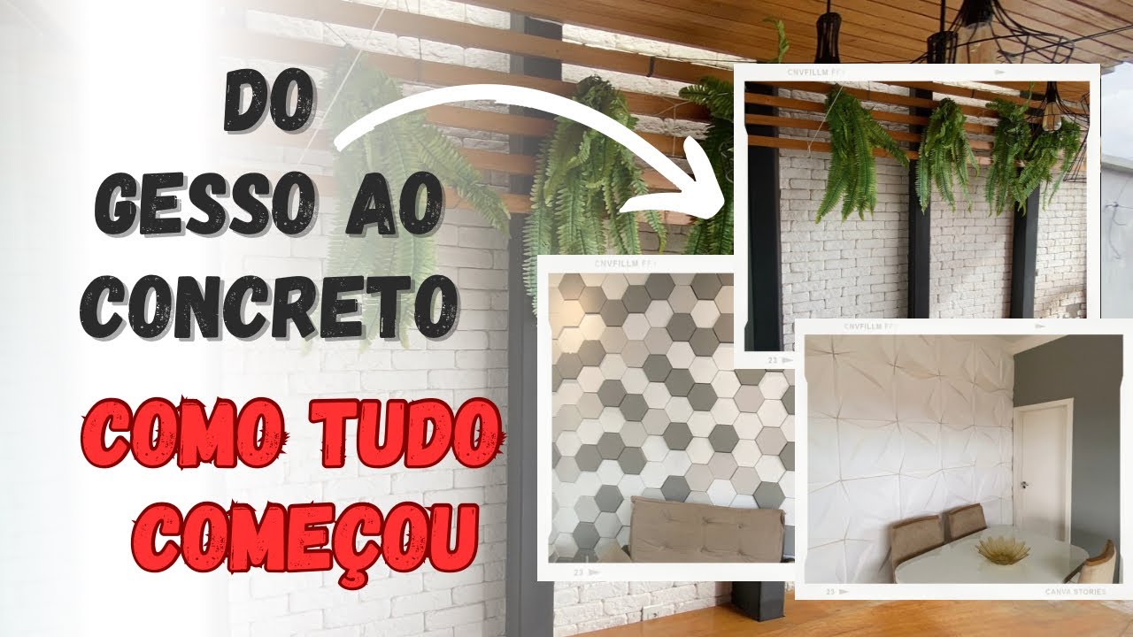 Parei de fabricar revestimento de gesso e comecei nos artefatos cimentícios - Concreto em Alta