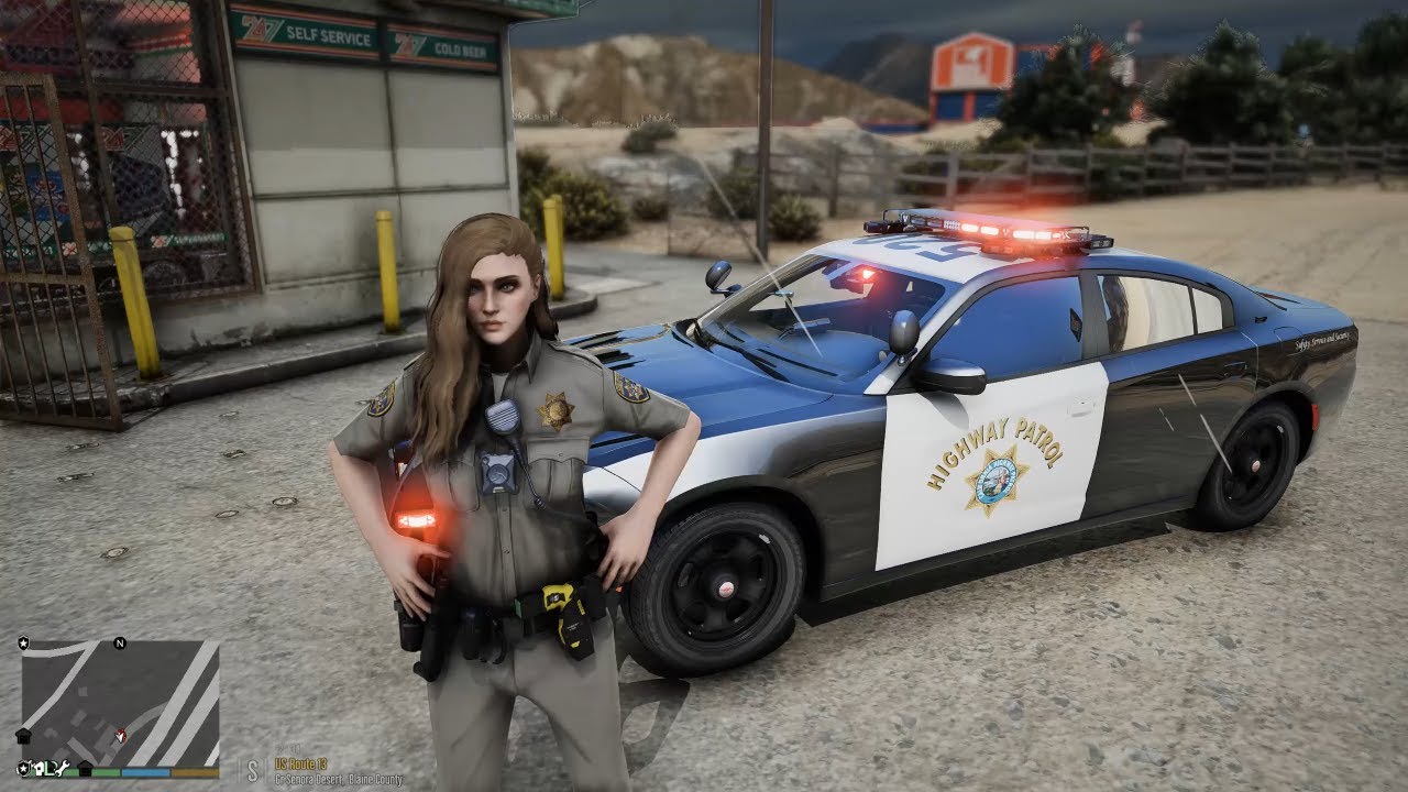 Gta 5 LSPDFR Let's Play As a SAHP/CHP Officer - Charger Highway Patrol