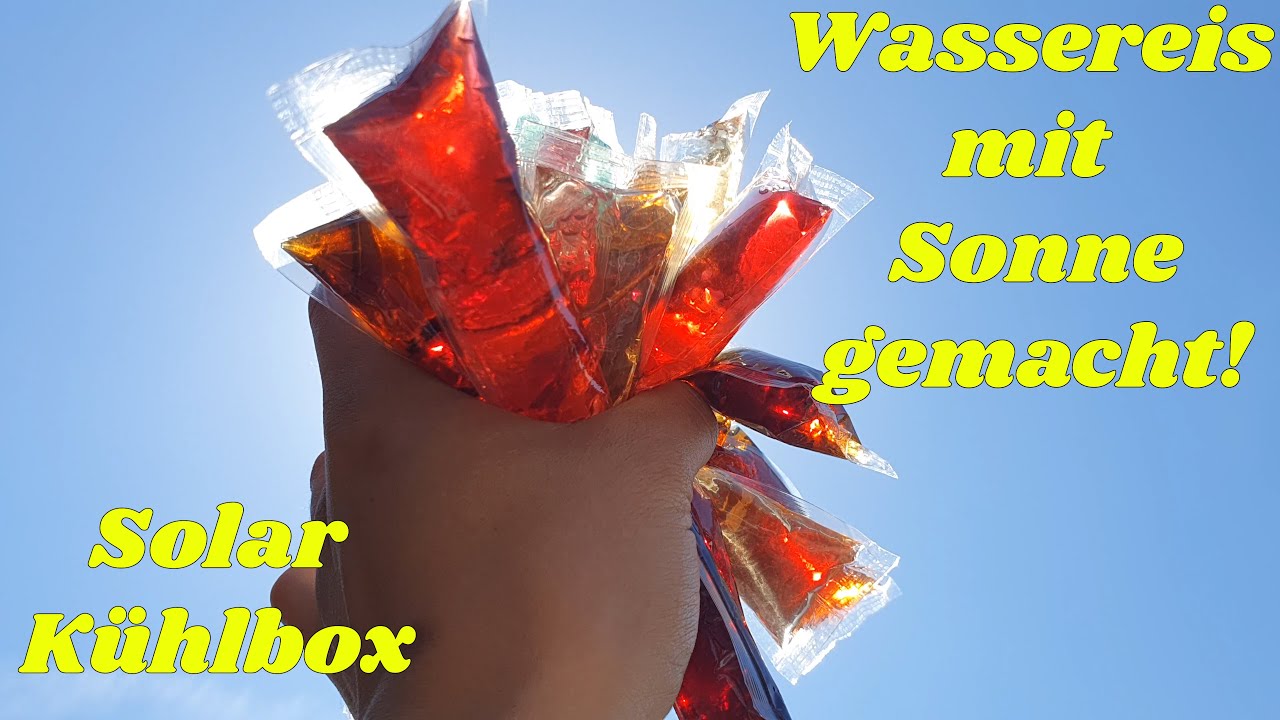 190€ Kompressor Kühlbox Solar Wassereis Test -20 Grad