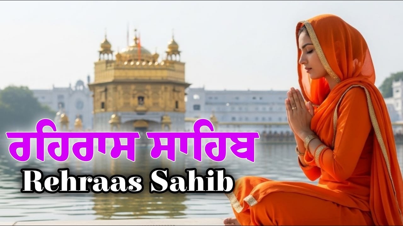 Rehraas Sahib \\ Nitnem Rehras Sahib \\ Rehras \\ ਰਹਿਰਾਸ ਸਾਹਿਬ #rehrassahibpath #rehrassahib #wmk