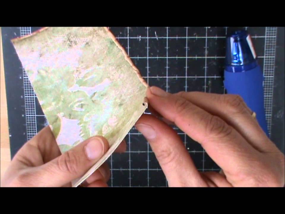 Distressen met water door Corina van Holstein