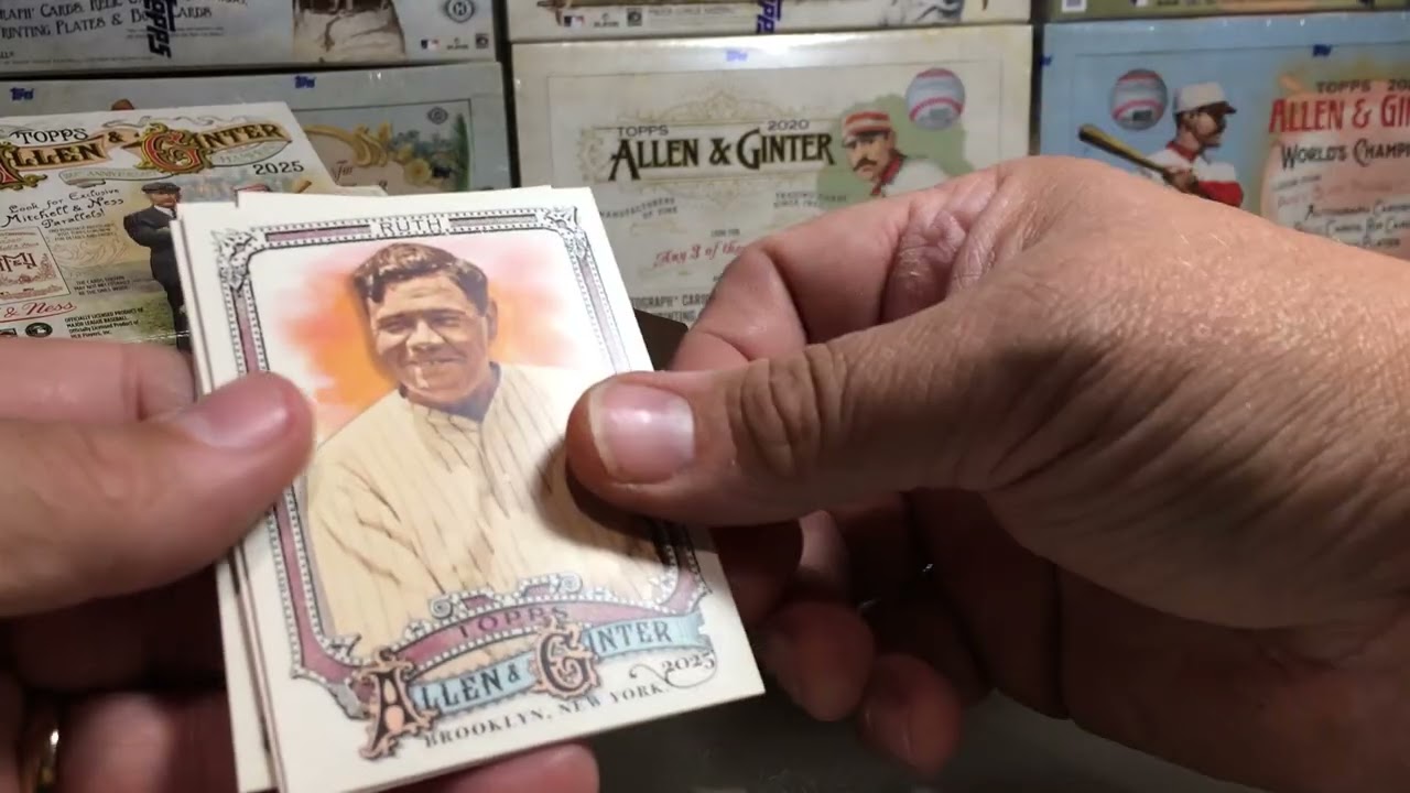 Серия 1 коллекционных бейсбольных карточек Topps 2026 года - эксклюзивный набор карточек Allen & ...