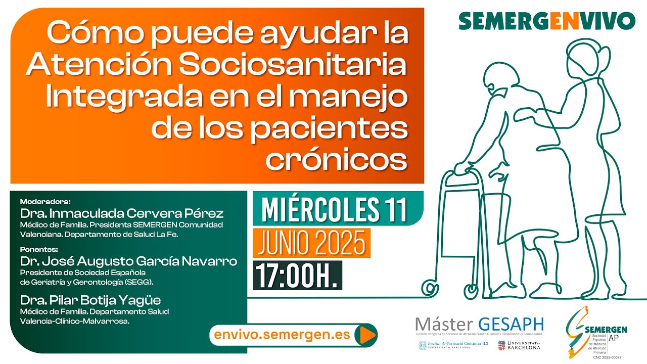 Cómo puede ayudar la atención sociosanitaria integrada en el manejo de los pacientes crónicos