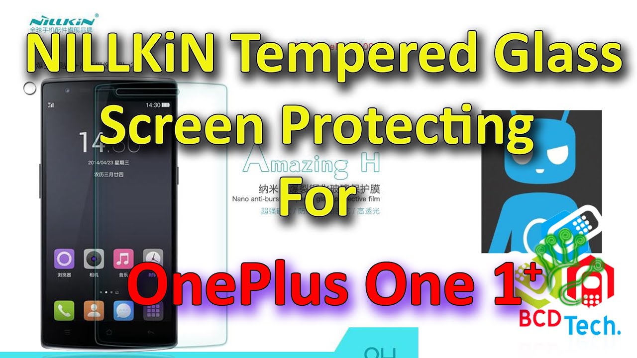 Nillkin Tempered Glass Screen Protector for Oneplus one better than Spigen