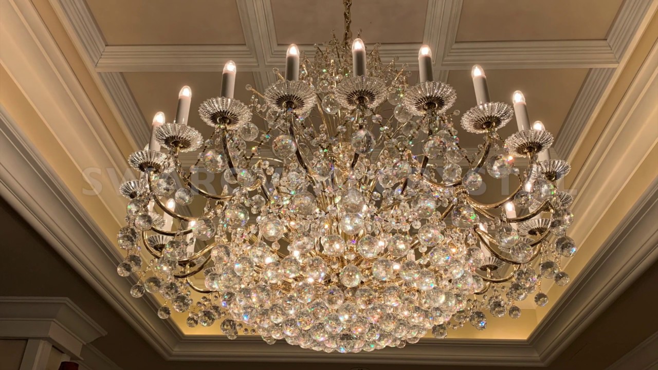 OMG! It's Gorgeous | $21000 | We just installed Schonbek Swarovski Chandelier | Pulsar Construction