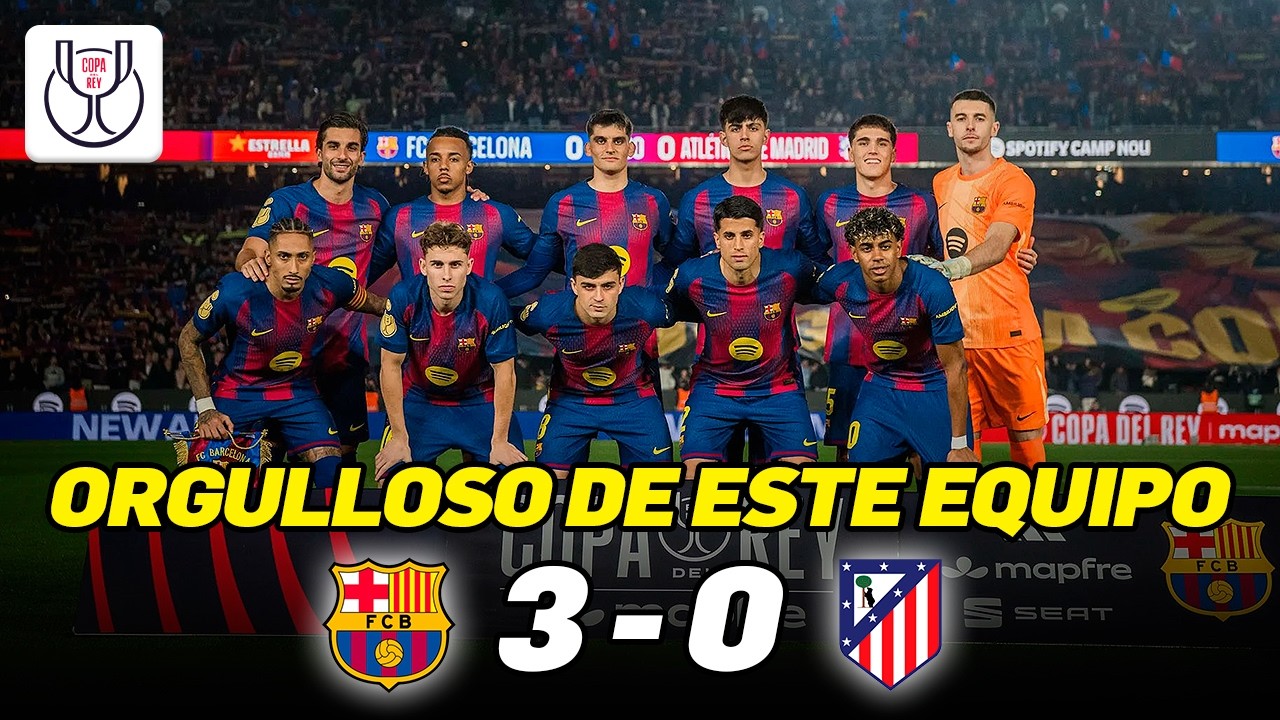 SI VAMOS A CAER, QUE SEA ASÍ SIEMPRE | BARCELONA 3-0 ATLÉTICO MADRID | Análisis y Opinión