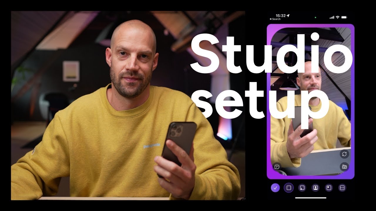 A Simple (at home) Youtube Studio Setup with iPhone 🔥