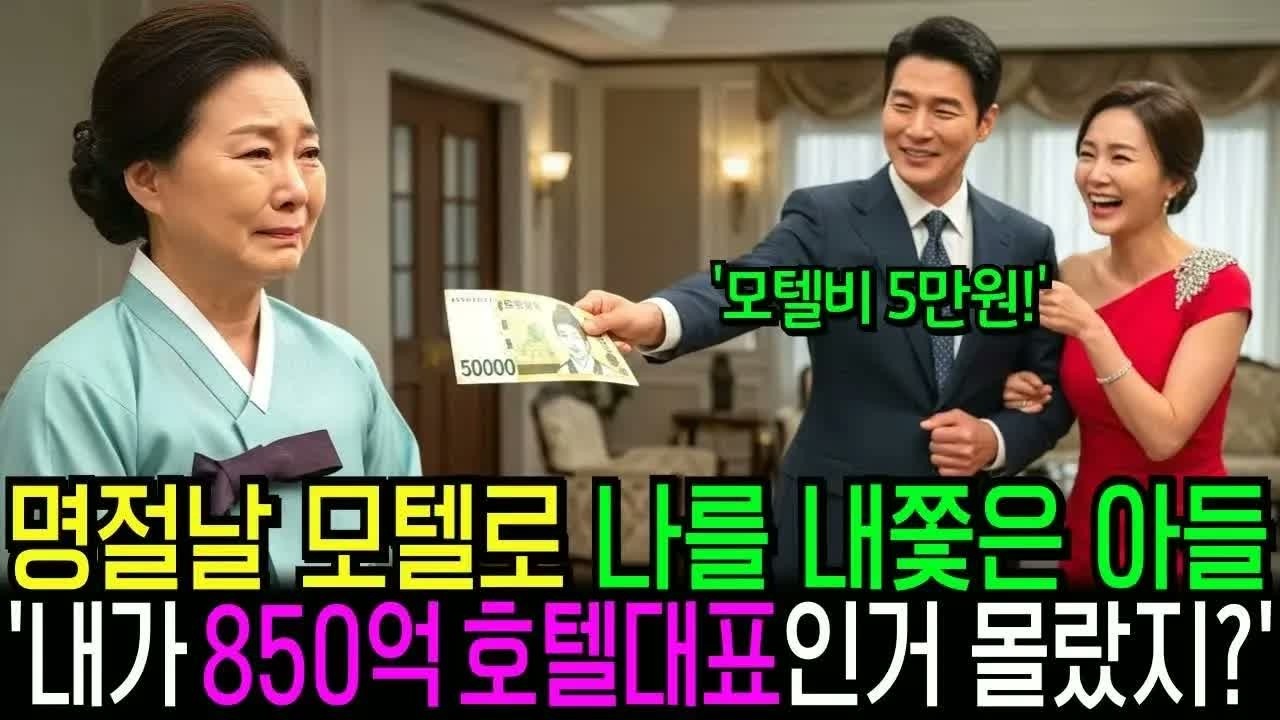 명절 모임에서 나를 내쫓은 아들, “내가 850억 그룹 대표다”는 사실이 드러난 순간 무릎 꿇은 가족들