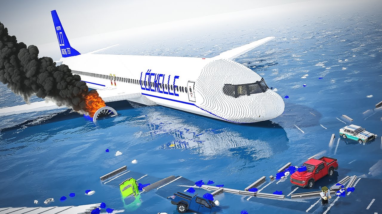 Realistic Boeing 737 Plane Crashes | Teardown