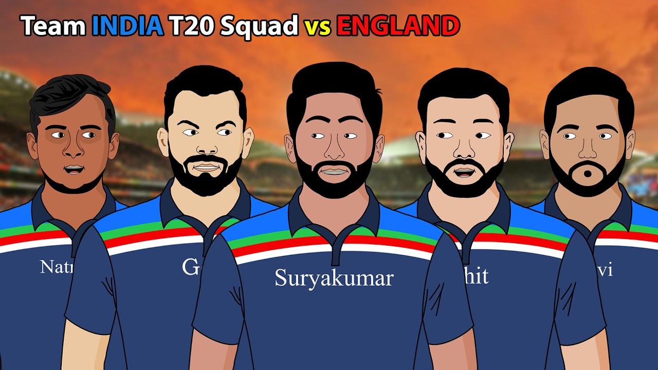 Team INDIA T20 Squad vs ENGLAND | Laughter life with azgar