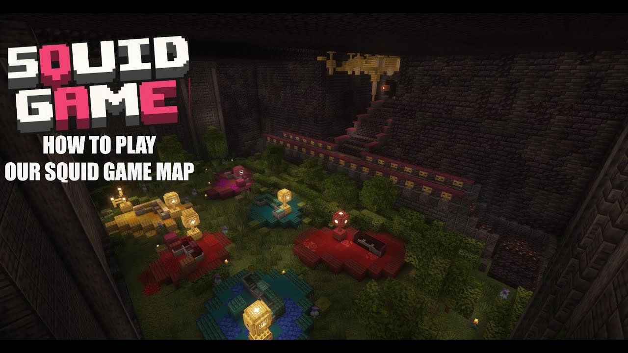 How to play our SQUID GAME MAP in MINECRAFT