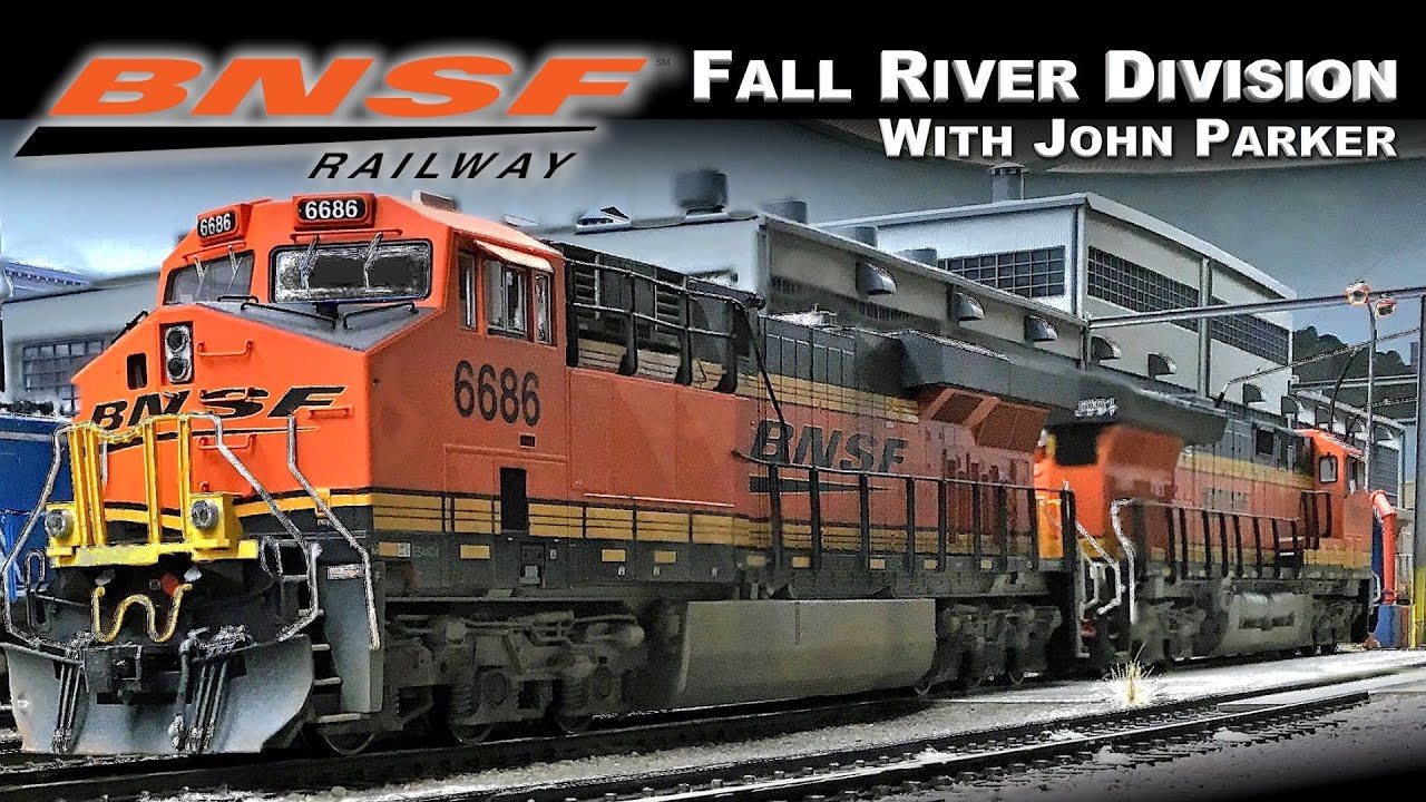 Экскурсия по макету дивизиона BNSF Fall River в масштабе HO с Джоном Паркером