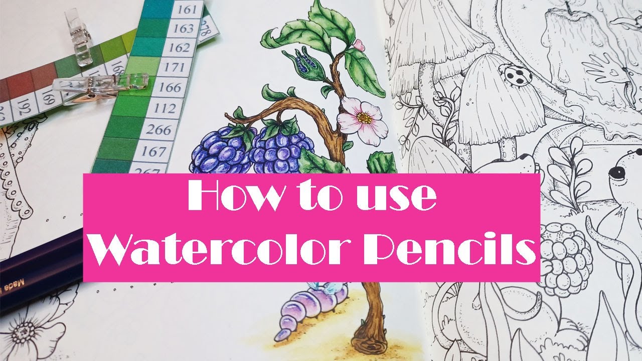 How to use Watercolor Pencils | Fairy touch of Magic by Klara Markova | Faber Castell Albrecht Dürer
