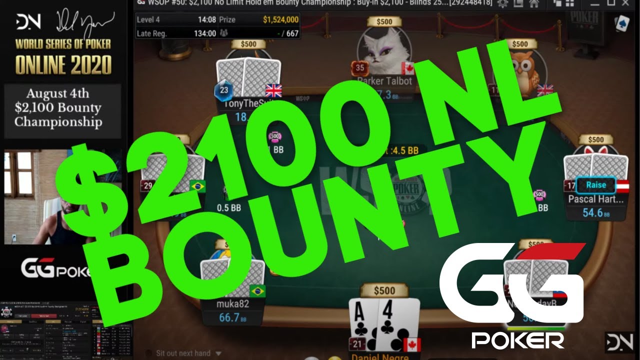 WSOP 2020 $2100 Bounty Championship