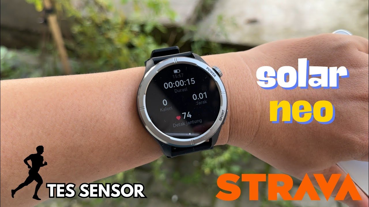 AUTO UPLOAD STRAVA DAN REAL HEART RATE SENSOR | TES SENSOR HAYLOU SOLAR NEO LS21