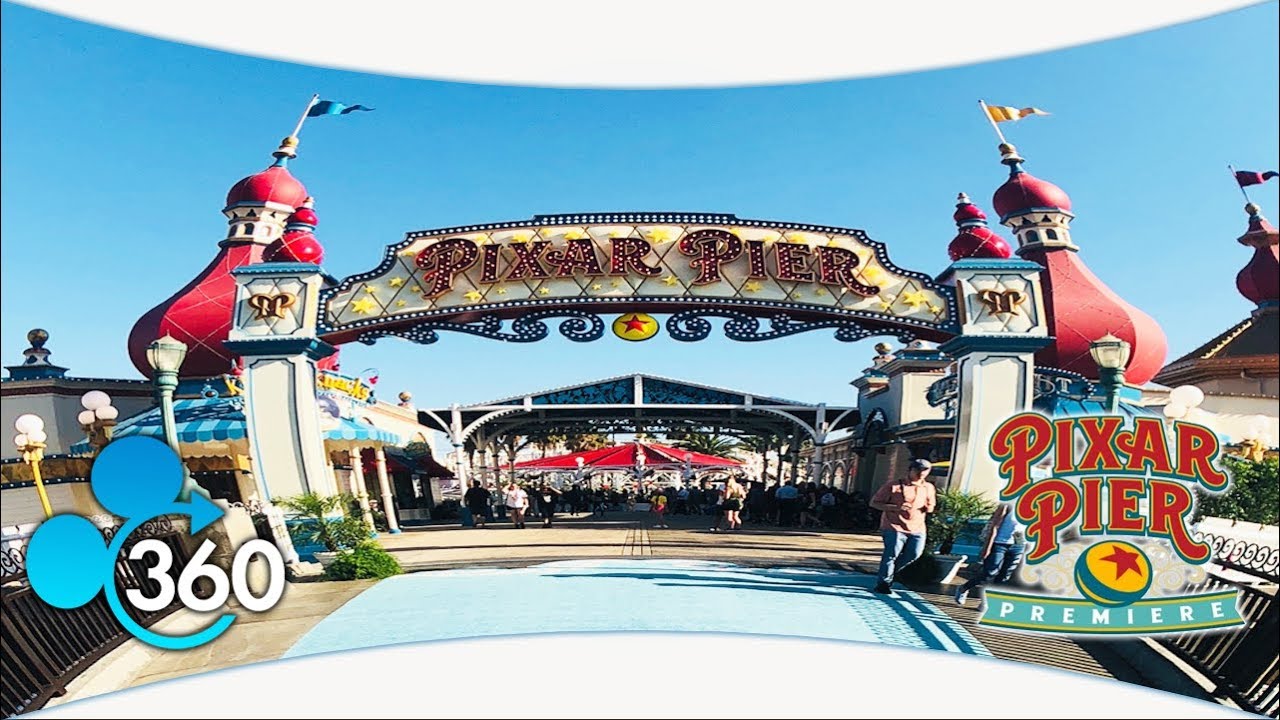 Pixar Pier Premier 360 VR 4K! - New Pixar Pier Premier Event Disneyland Resort!