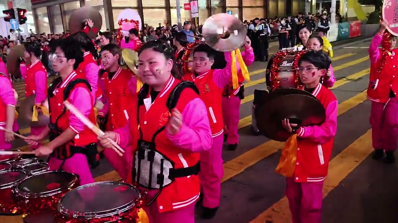 Lunar New year 🎊 2026 Night parade chinese new year 🎊#viralvideo #beautifulhk 