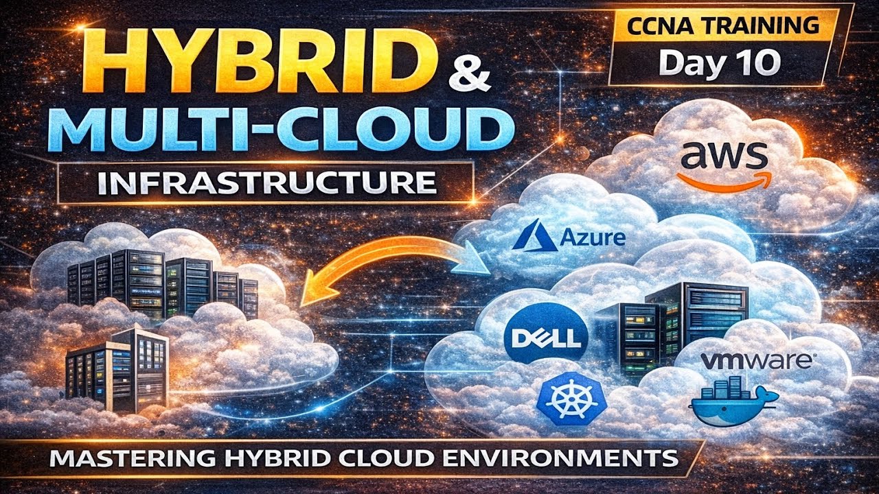 CCNA Training Course – Day 10 | Hybrid & Multi-Cloud Infrastructure Explained