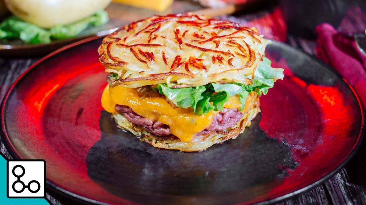Burger pommes pailles - YouCook