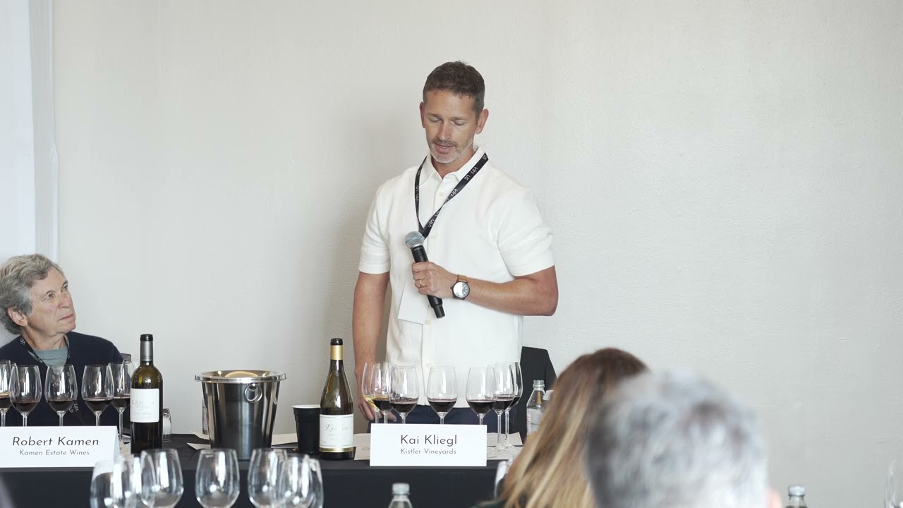 Кай Клигл из Kistler Vineyards на Vinous Icons: Miami 2025