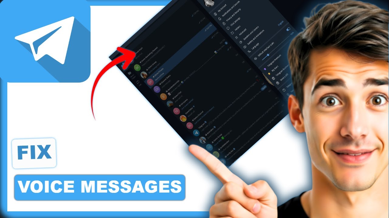 Как исправить проблему с неработающими голосовыми сообщениями в Telegram (самый простой способ) (...