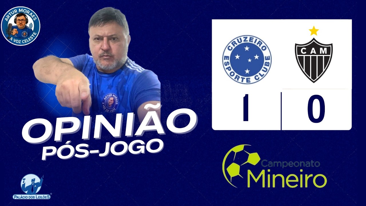 OPINIÃO CRUZEIRO 1x0 Atletico-MG | Não pipocou. Título na bola e na porrada!
